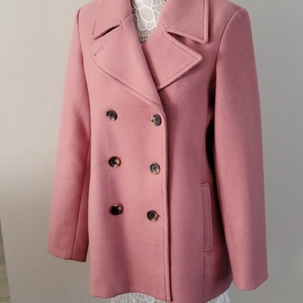 Blush Pea Coat